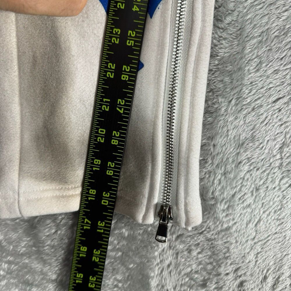 Rockstar Original Sweat Suit Mens S White Hoodie Pants Cross Spray Paint Retro - Picture 6 of 16